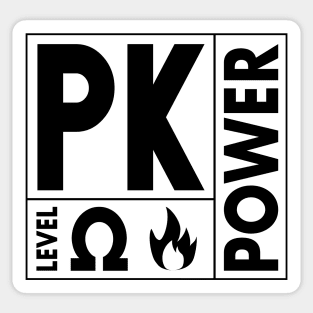 Power statuts Pyrokinetic Sticker